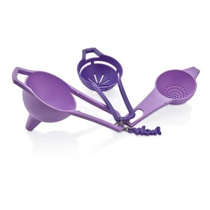 Pratik Yumurta Süzgeci Mini Süzgeç Huni Seti Hepsi Bir Arada (K95)