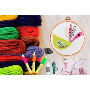 Punch Seti Nakış Seti Kasnaklı Kendin Yap Seti Seri 21