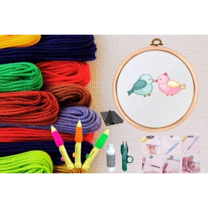 Punch Seti Nakış Seti Kasnaklı Kendin Yap Seti Seri 29