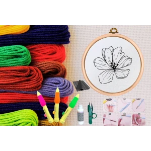 Punch Seti Nakış Seti Kasnaklı Kendin Yap Seti Seri 43