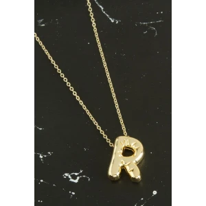 R Harfli Balon Kolye