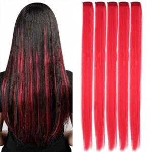 Renkli Sentetik Çıt Çıt - 5 Adet - D21