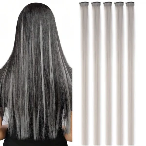 Renkli Sentetik Çıt Çıt - 5 Adet - D23