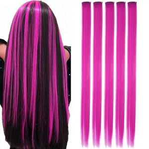 Renkli Sentetik Çıt Çıt - 5 Adet - D37