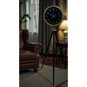 Retro Luxury Tripod Ayaklı Saat