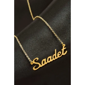 Saadet İsimli Kolye (Kişiye Özel)