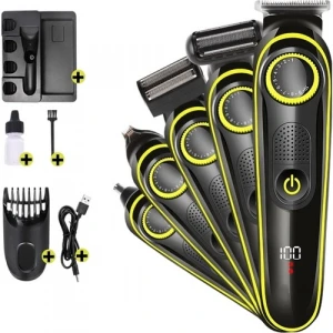 Saç &amp;amp; Sakal Şekillendirici Tıraş Makinesi Erkek Bakım Seti 5 in 1 Ultimate (K95)