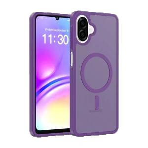 Samsung Galaxy A07 Jota Magsafe Kapak - Derin Mor