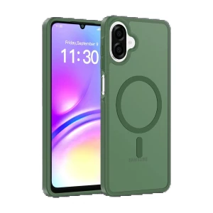 Samsung Galaxy A07 Jota Magsafe Kapak - Koyu Yeşil