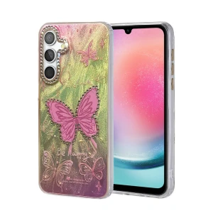 Samsung Galaxy A24 4G Kılıf Blade Aynalı Desenli Kapak - Desen 5