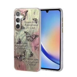 Samsung Galaxy A34 5G Kılıf Blade Aynalı Desenli Kapak - Desen 6