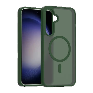 Samsung Galaxy A56 Jota Magsafe Kapak - Koyu Yeşil