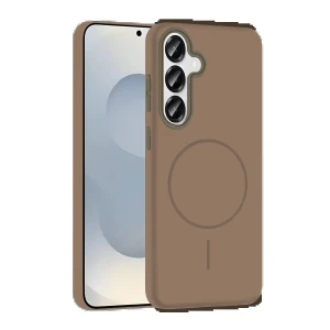 Samsung Galaxy S23 FE Broş Magsafe Kapak - Çöl Titanyum