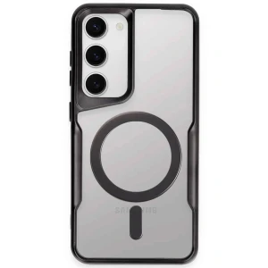 Samsung Galaxy S23 Kılıf Boyi Magsafe Silikon Kapak - Siyah