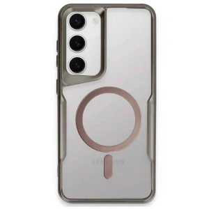 Samsung Galaxy S23 Kılıf Boyi Magsafe Silikon Kapak - Titan Gri