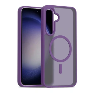 Samsung Galaxy S24 FE Jota Magsafe Kapak - Derin Mor