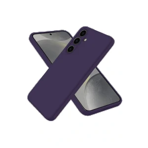 Samsung Galaxy S25 Kılıf Nano içi Kadife Silikon - Mor