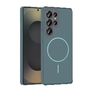 Samsung Galaxy S25 Ultra Broş Magsafe Kapak - Turkuaz