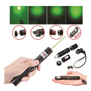 Şarjlı Yeşil Lazer Yakıcı Pointer 15 Km Lazer 1000 Mv