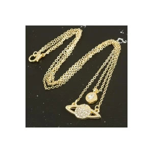 Satürn Yeni Sezon İkili Kolye