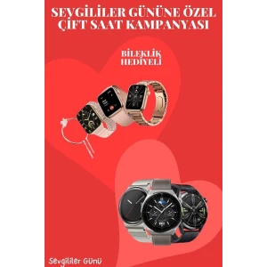 Sevgiliye Özel Yeni Nesil Akıllı Saat Çiftlere Özel Kampanya Çift Saatleri