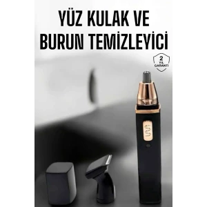 Seyahat Tipi Mini Taşınabilir Siyah Burun Kulak Yanak Kıl Ve Tüy Temizleme Makinesi