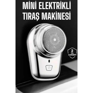 Seyahat Tipi Tıraş Makinesi Taşınabilir Kablosuz Mini Paslanmaz Çelik