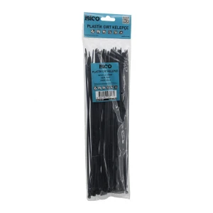 Siyah   3.6x300mm  Plastik Cırt Kelepçe  100pcs