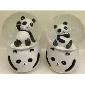 Siyah-beyaz Panda Kar Küresi Orta Boy