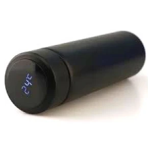 Siyah Led Dereceli Çelik Termos 500ml