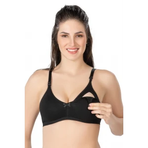 SİYAH   1421 Modal Cotton Emzirme Sütyen