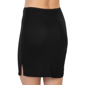 SİYAH   1438 Modal Cotton Midi Jupon