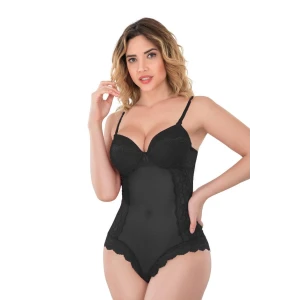 SİYAH   176 Dantelli Body