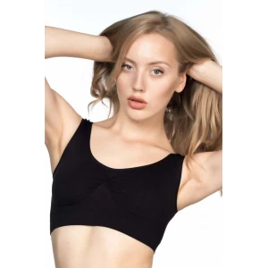 SİYAH   4005 Soft Kalın Askı Büstiyer
