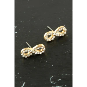 Sonsuzluk Taşlı Minik Küpe