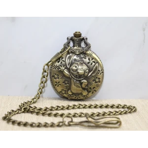 Stitch Tasarımlı Köstekli Saat