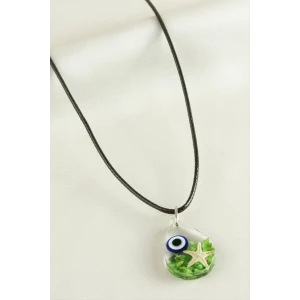 Sultan Çiçeği Damla Epoksi Kolye