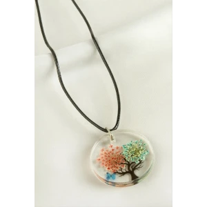 Sultan Otu Hayat Ağacı Epoksi Kolye