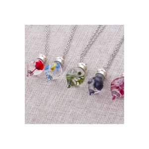 Sulu Fanus Canlı Kolye