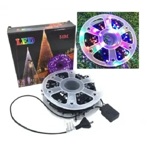 Süsleme Led Yanıp Sönen Işık 1000 Led 50 Metre Ip44 Rgb Dış Mekan 8 Kademeli Kumandalı Led Ek-04