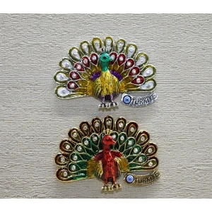 Swaroski Tavuskuşu Magnet Alk3852