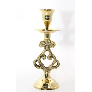 Tekli Pirinç Şamdan Model 5