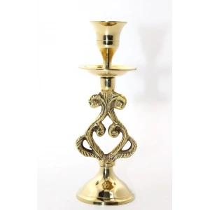 Tekli Pirinç Şamdan Model 5