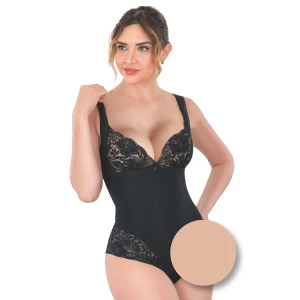 TEN   2947 Dantelli Agraflı Body Korse