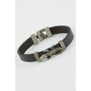 Timsah Suni Deri Bileklik