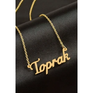 Toprak İsimli Kolye (Kişiye Özel)