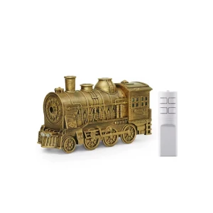 Tren Şeklinde Buharlı Oda Hava Nemlendirici Işık Buhar Makinesi Kumandalı