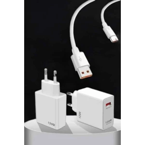 Type-C 120W Şarj Aleti Hızlı Şarj Turbo