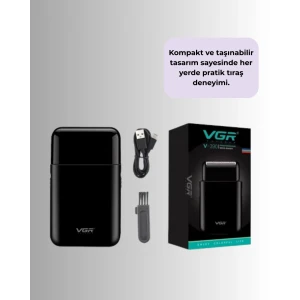 Ultra İnce Elektrikli Tıraş Makinesi | USB Şarjlı ve Su Geçirmez