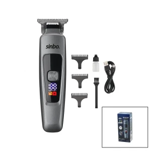 USB ŞARJLI - LCD GÖSTERGELİ SAÇ - SAKAL KESME TRAŞ MAKİNESİ İKİ FARKLI HIZ - 150 DK. ÇALIŞMA SÜRE  SHC-1910 (4887)